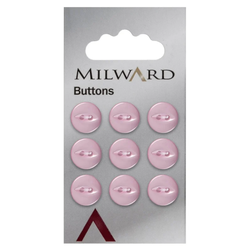 milward 11mm carded buttons pack of 9 00092