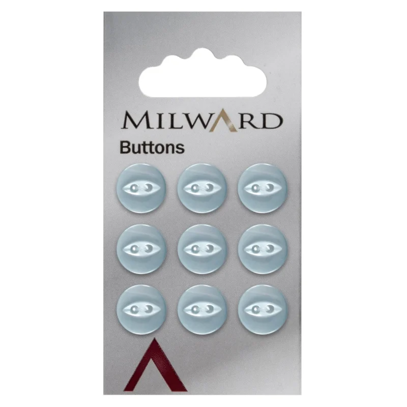 milward 11mm carded buttons pack of 9 00141