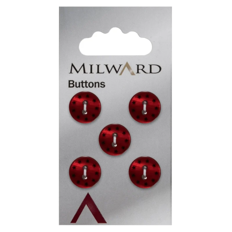 milward 12mm carded buttons 5 pack 00115