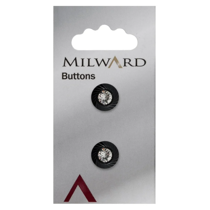 milward 12mm carded buttons pack of 2 style 01044