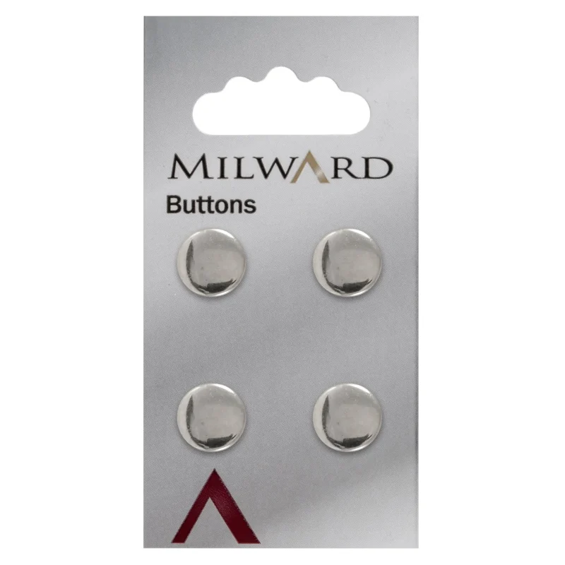 milward 12mm carded buttons pack of 4 00271