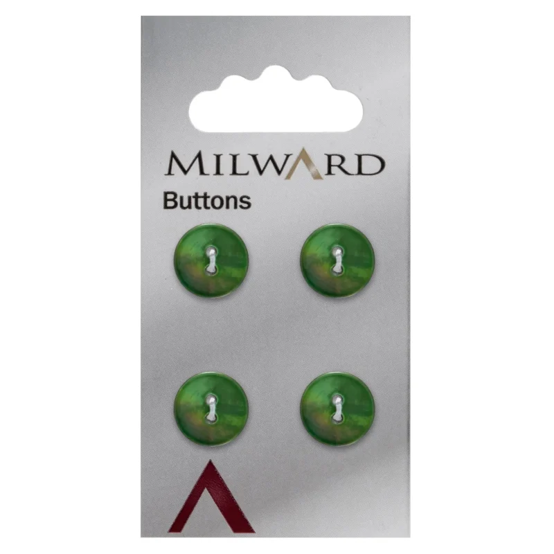 milward 12mm carded buttons pack of 4 01092