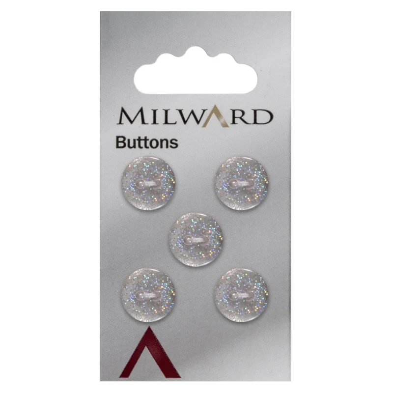 milward 12mm carded buttons pack of 5 00398