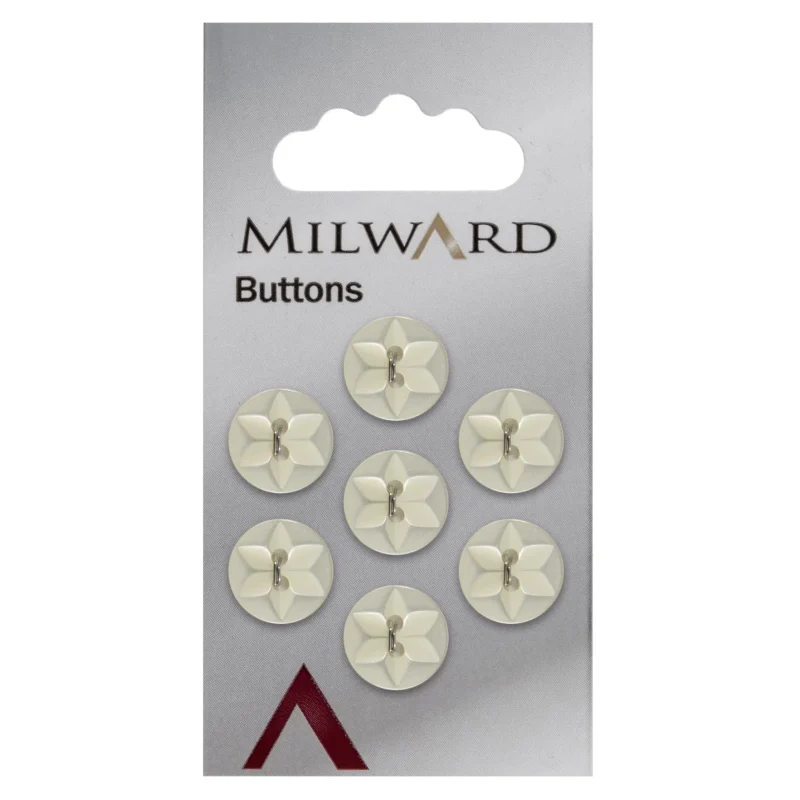 milward 12mm carded buttons pack of 7 00331