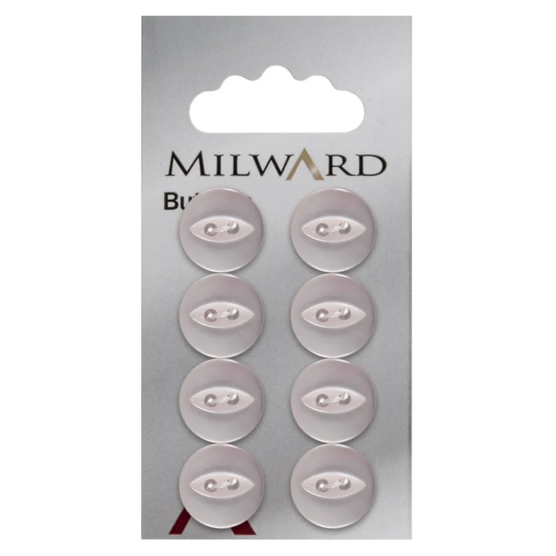 milward 13mm carded buttons 8 pack 00080