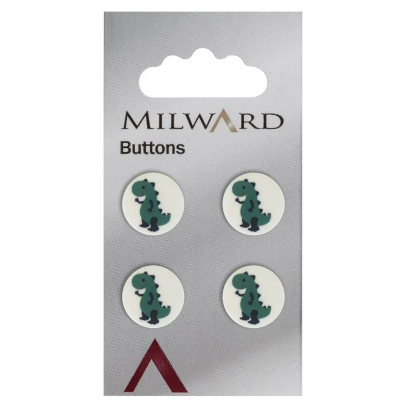 milward 13mm carded buttons pack of 4 00145