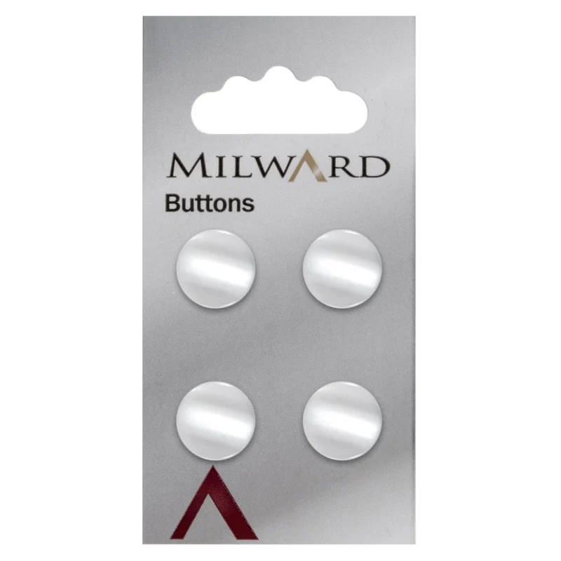 milward 13mm carded buttons pack of 4