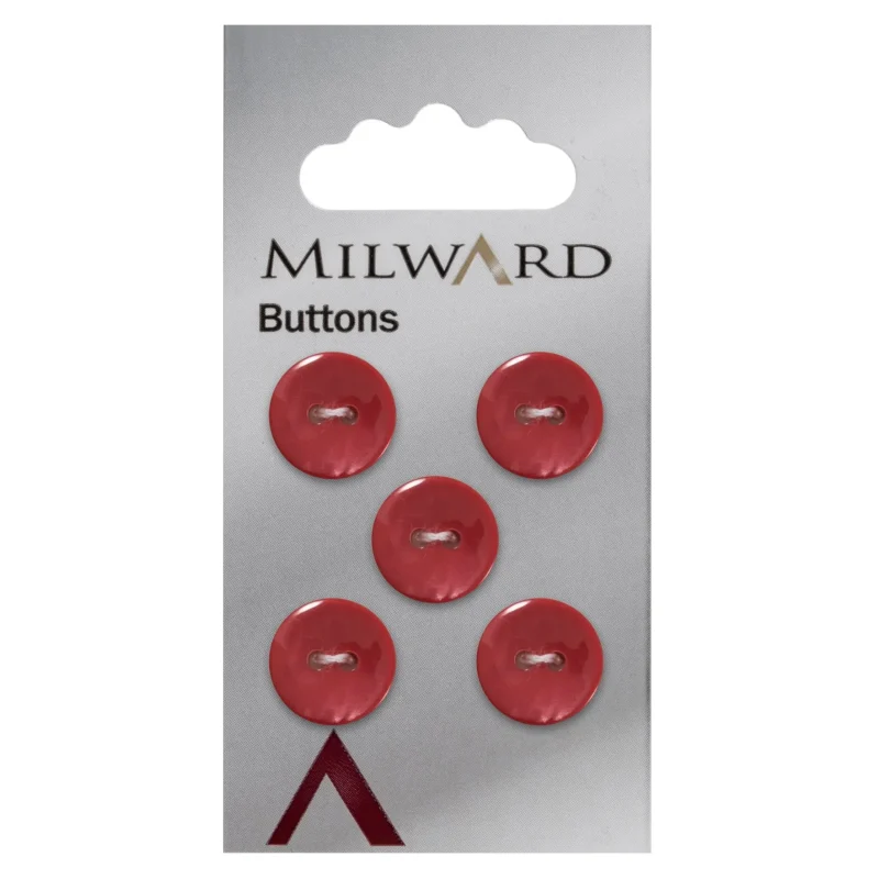 milward 13mm carded buttons pack of 5 00381