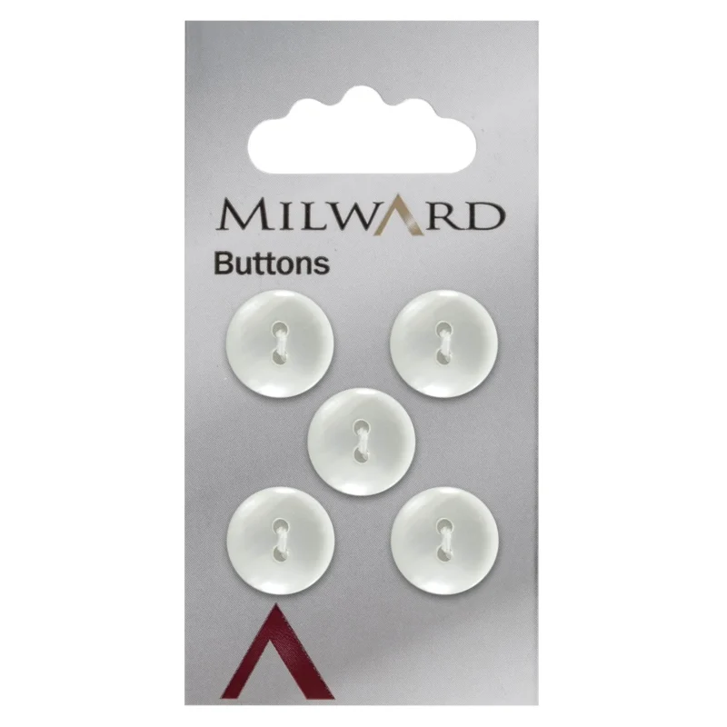 milward 13mm carded buttons pack of 5 00854b