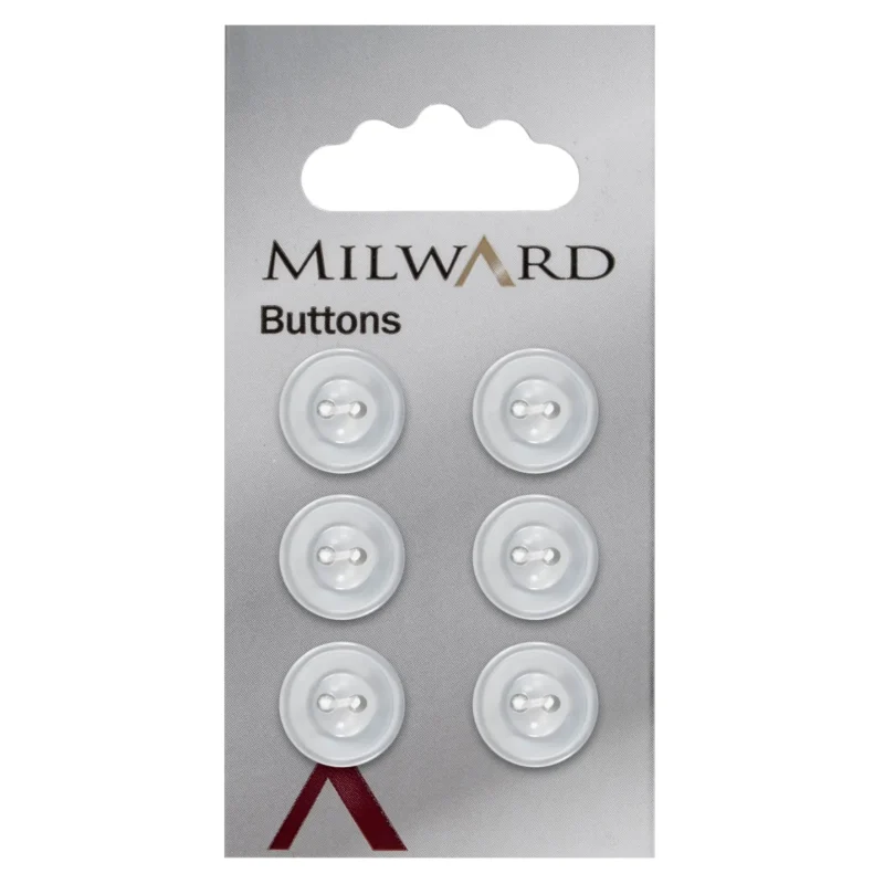 milward 13mm carded buttons pack of 6 00038