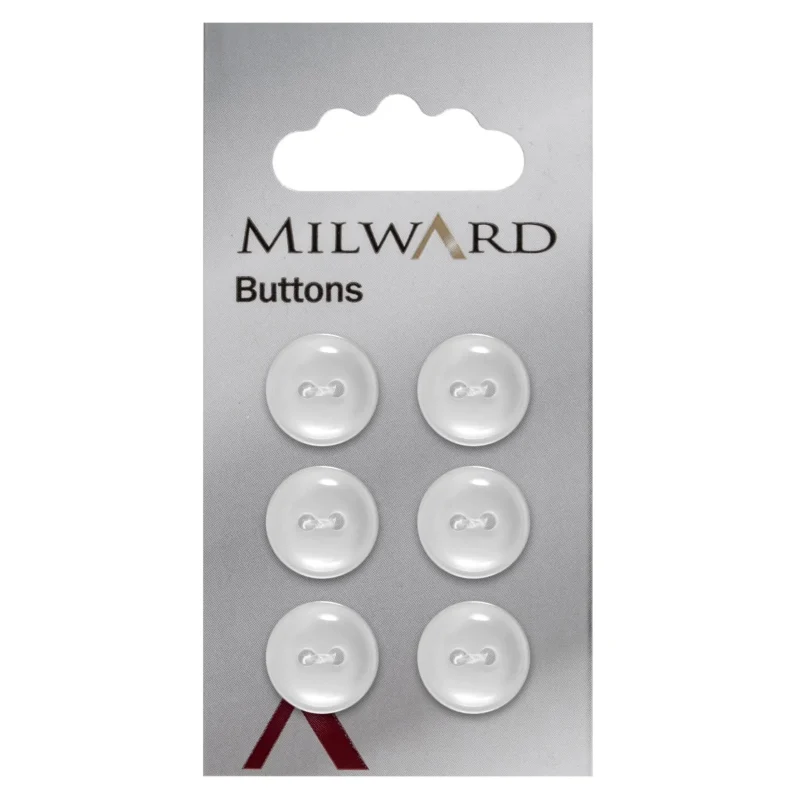 milward 13mm carded buttons pack of 6 00041