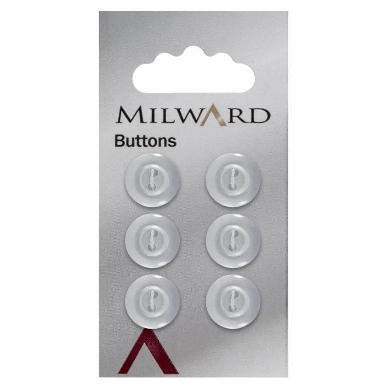 milward 13mm carded buttons pack of 6 00282