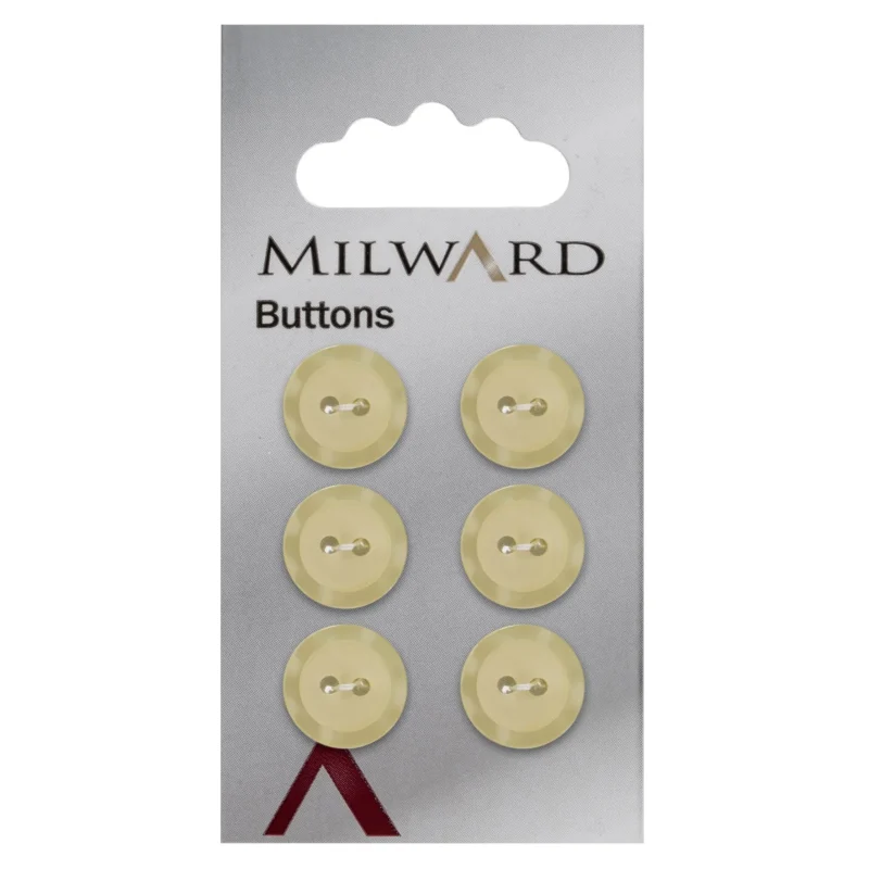 milward 13mm carded buttons pack of 6 00336