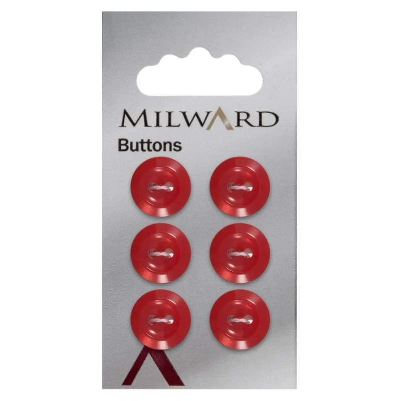 milward 13mm carded buttons pack of 6 00391b