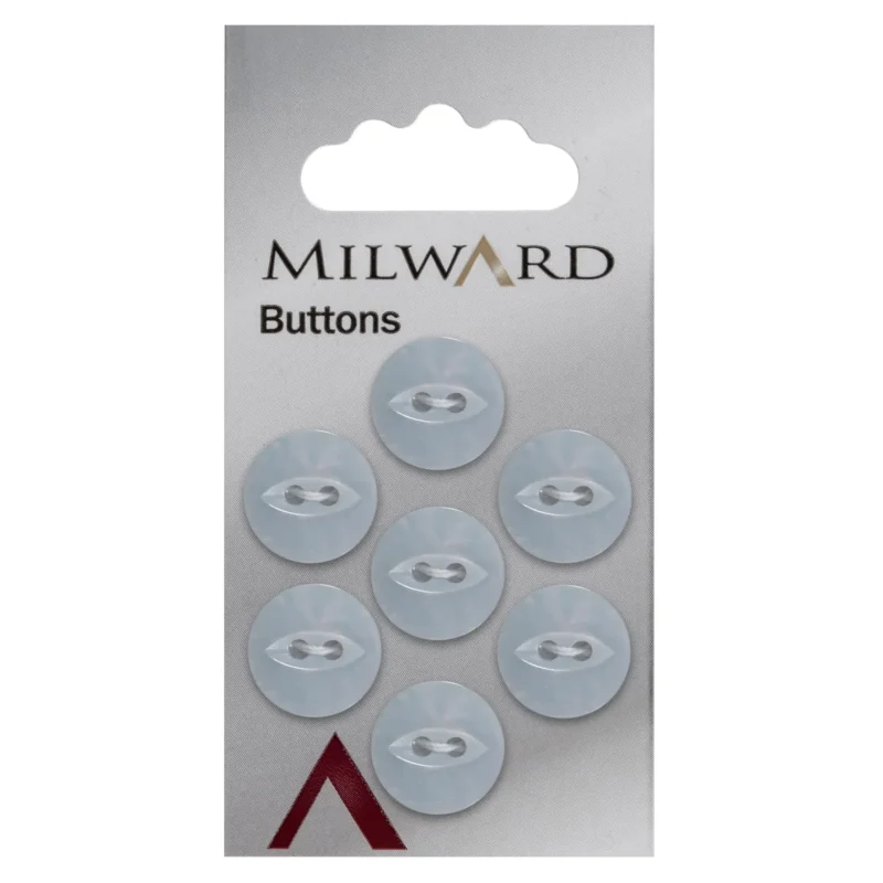 milward 13mm carded buttons pack of 7 00149