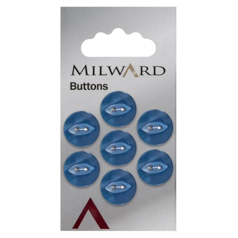 milward 13mm carded buttons pack of 7 00164