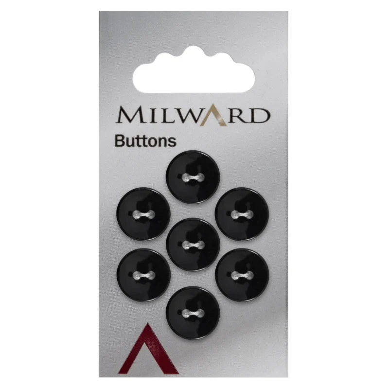 milward 13mm carded buttons pack of 7 01031