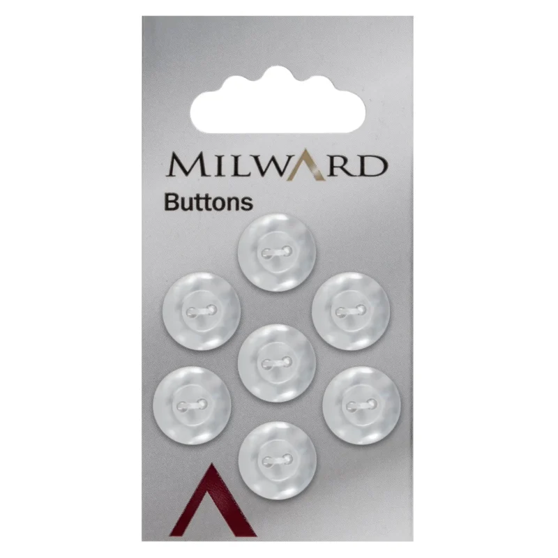 milward 13mm carded buttons pack of 7