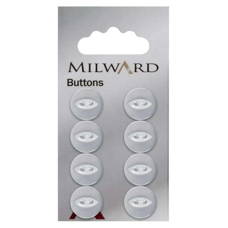 milward 13mm carded buttons pack of 8 00003