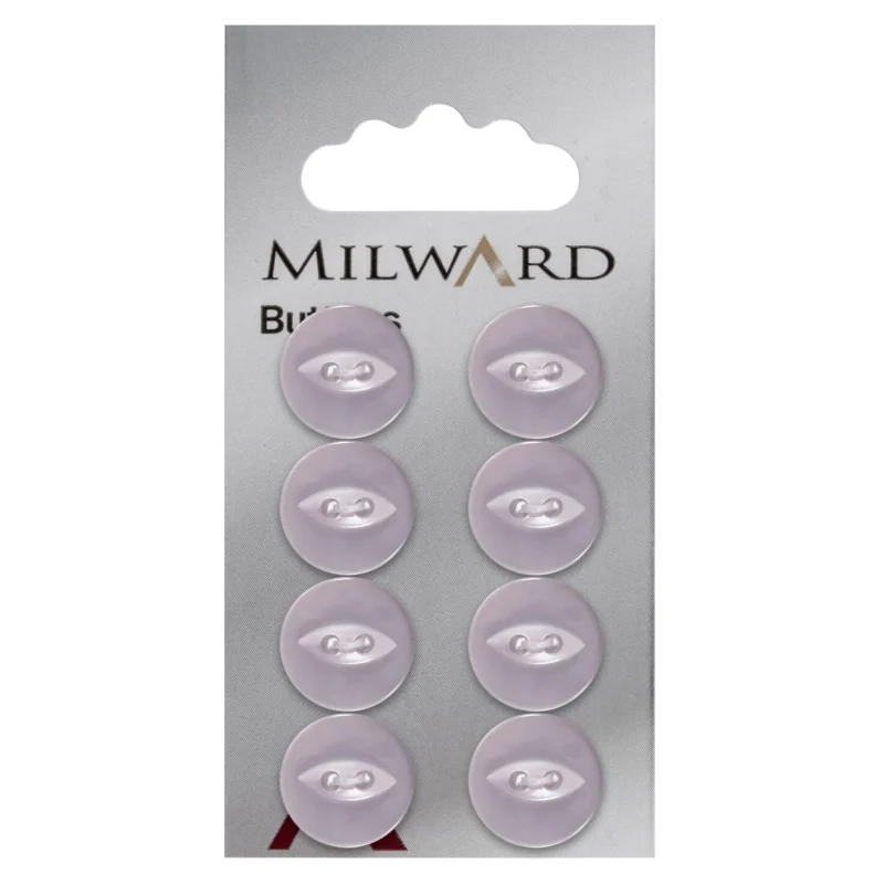 milward 13mm carded buttons pack of 8 00127