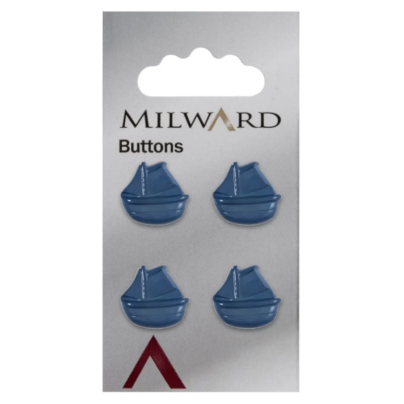 milward 14mm carded buttons pack of 4 00959