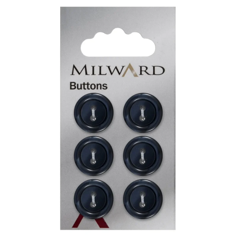 milward 15mm carded buttons 6 pack 00428