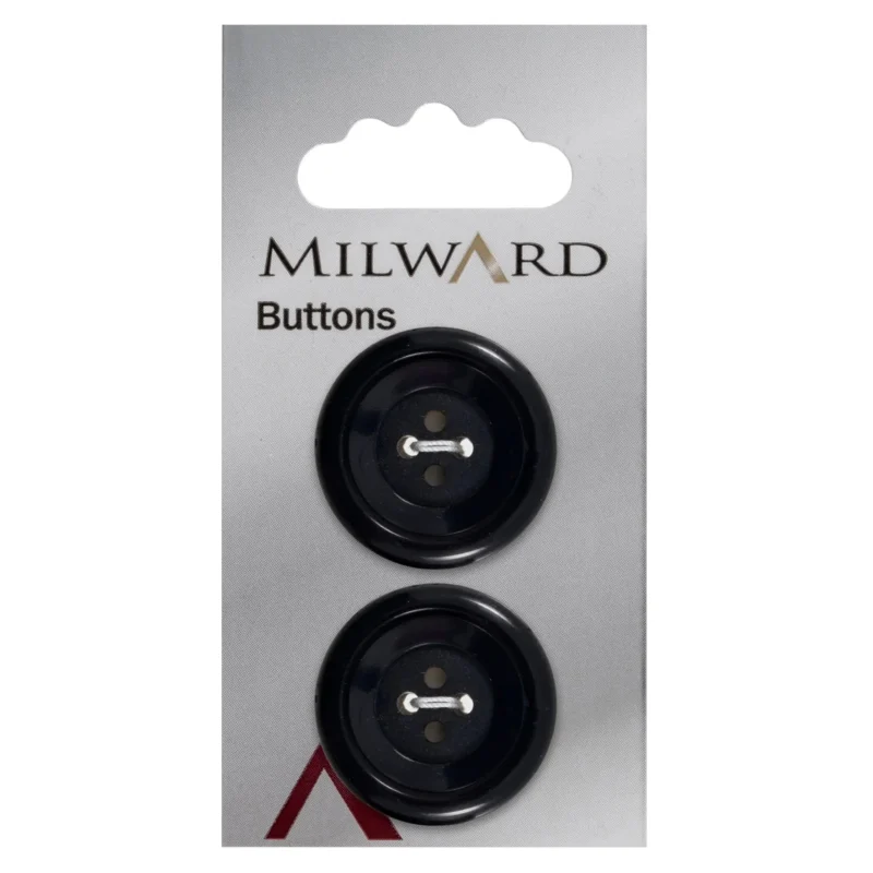 milward 15mm carded buttons pack of 3 2