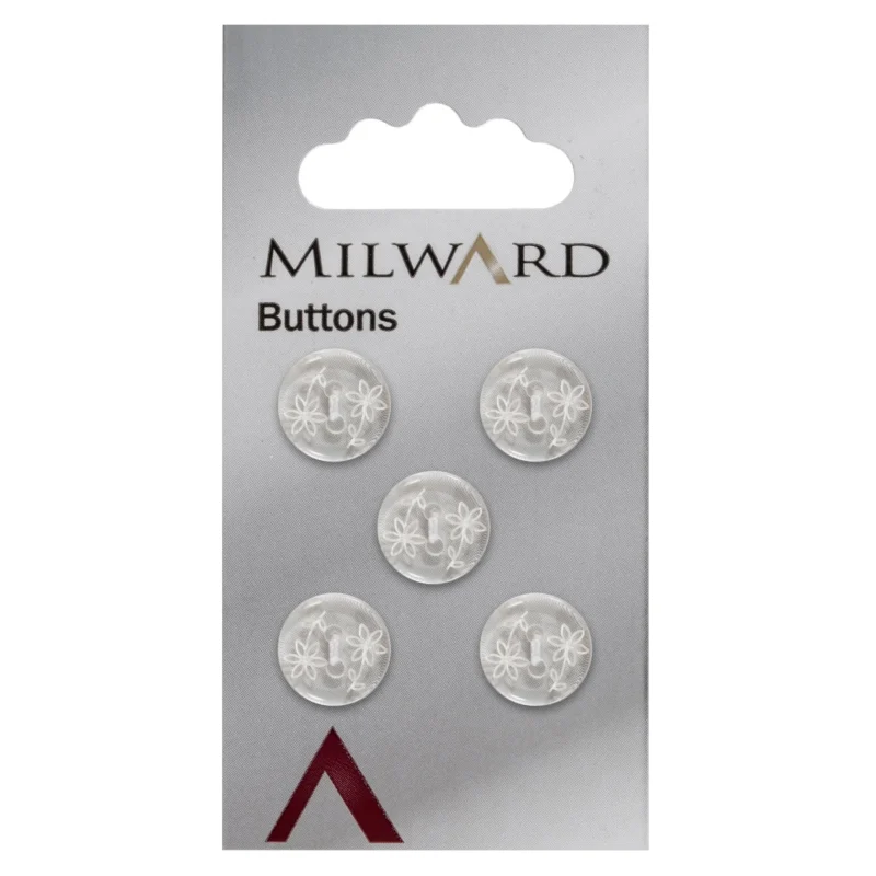 milward 15mm carded buttons pack of 3 3