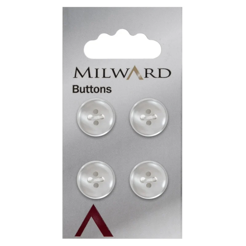 milward 15mm carded buttons pack of 4 00860