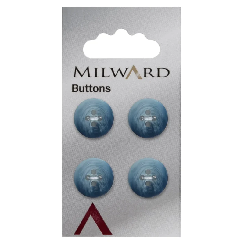 milward 15mm carded buttons pack of 4 00955