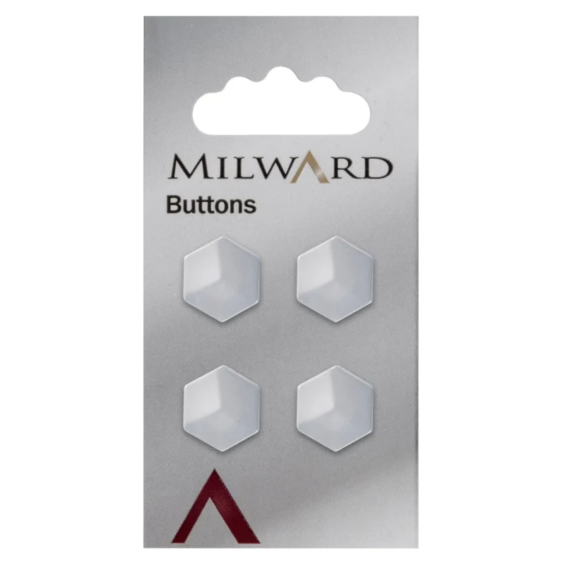 milward 15mm carded buttons pack of 4