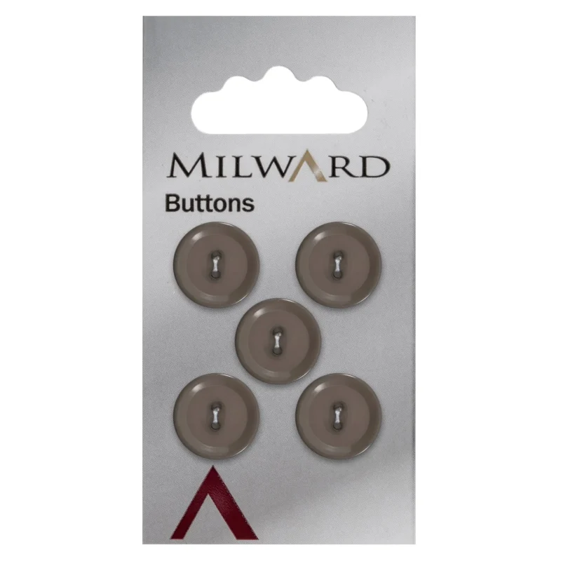 milward 15mm carded buttons pack of 5 01002a