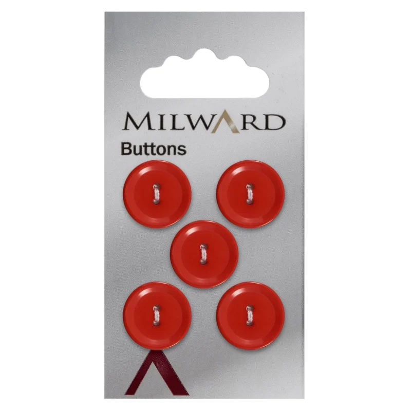 milward 15mm carded buttons pack of 5 01088a