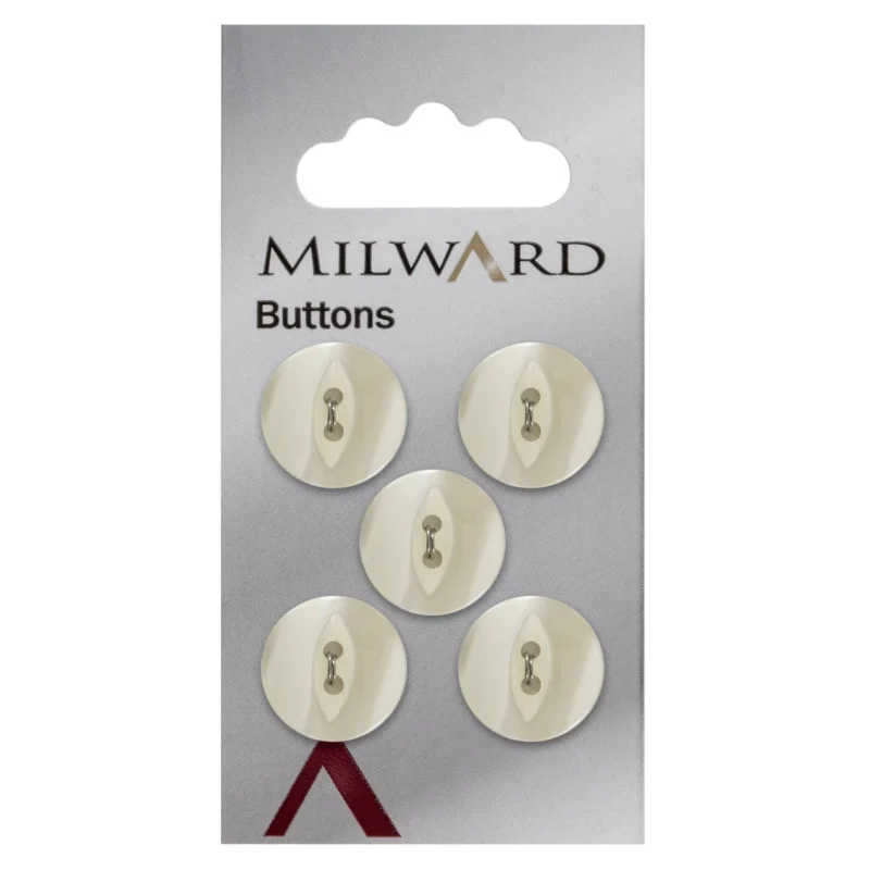 milward 16mm carded buttons 5 pack 00318