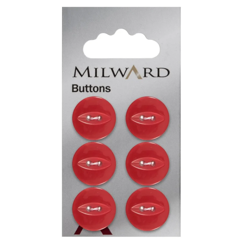 milward 16mm carded buttons 6 pack 00101