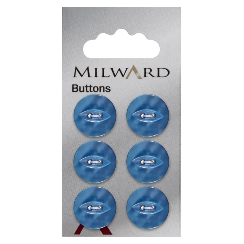 milward 16mm carded buttons 6 pack 00165