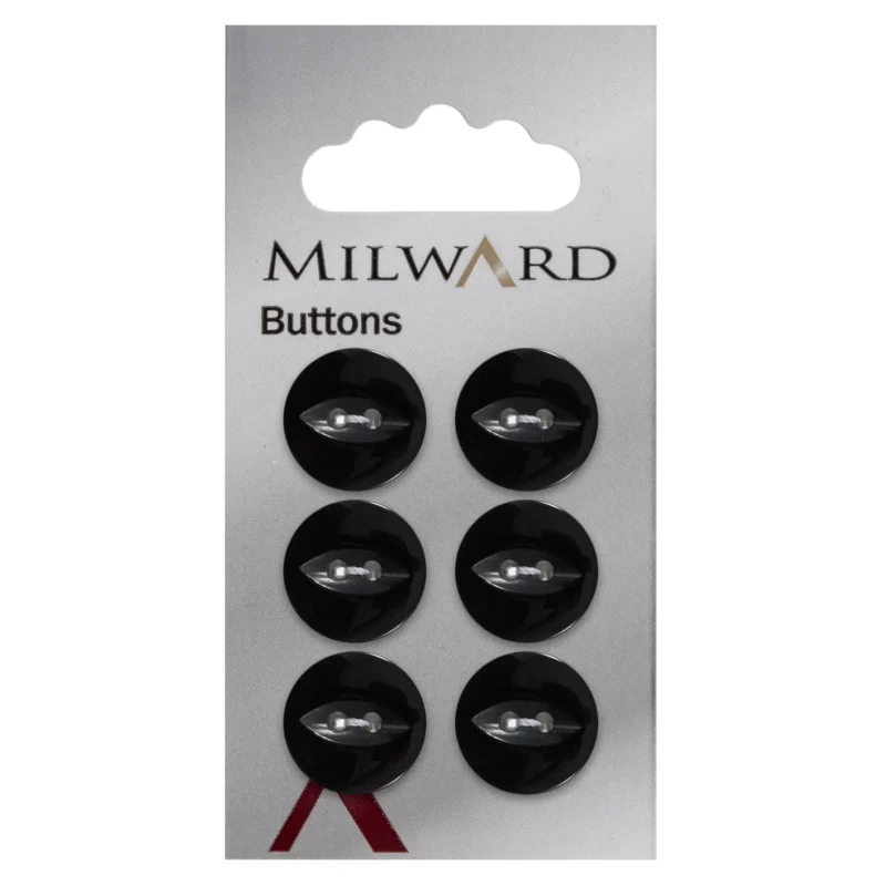 milward 16mm carded buttons 6 pack 00198