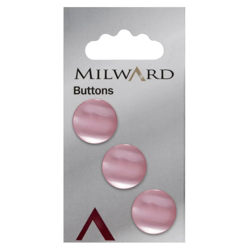 milward 16mm carded buttons pack of 3 00364