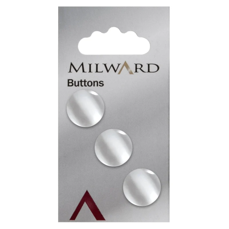 milward 16mm carded buttons pack of 3