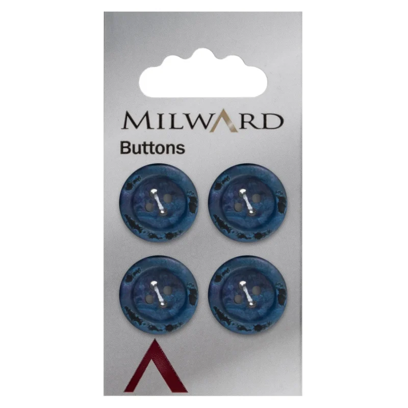 milward 17mm carded buttons 4 pack