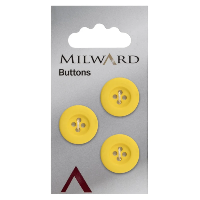 milward 17mm carded buttons pack of 3 00054a