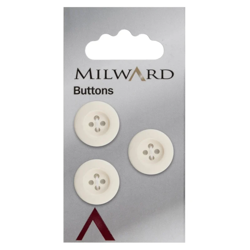 milward 17mm carded buttons pack of 3 00059a