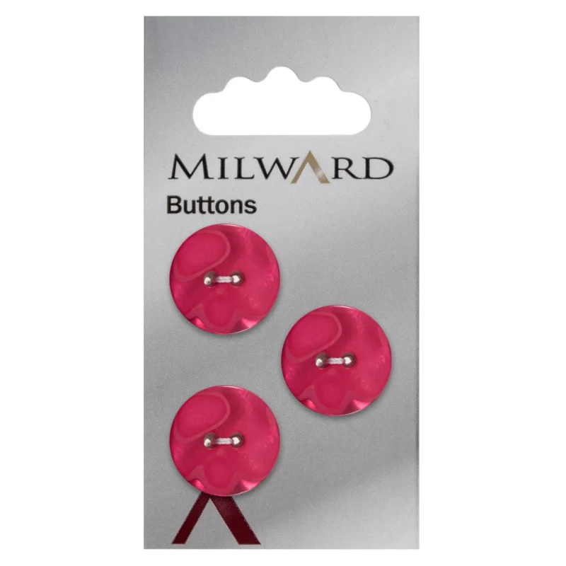 milward 17mm carded buttons pack of 3 00106b