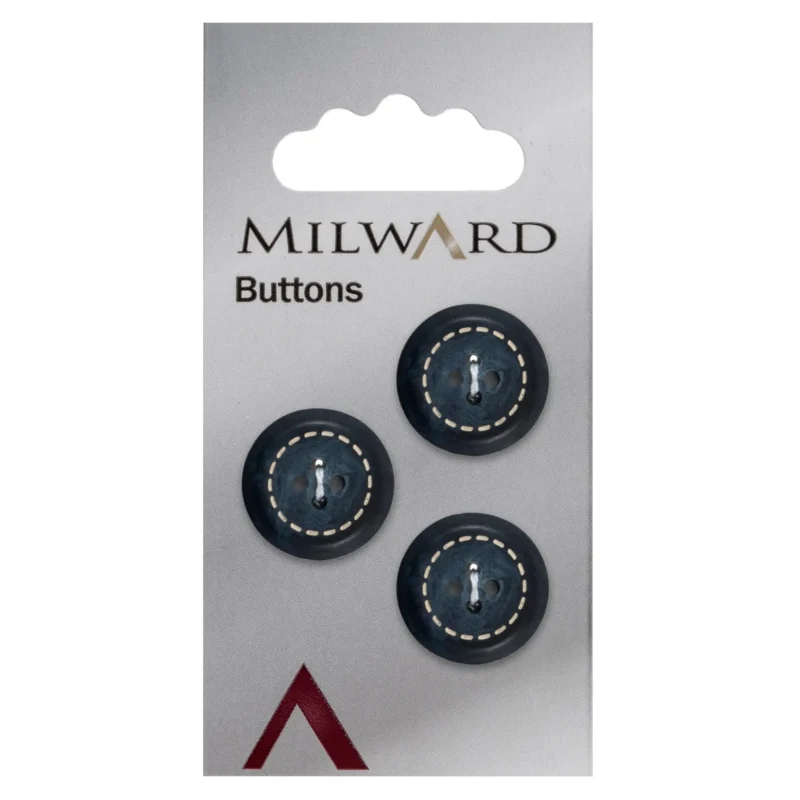 milward 17mm carded buttons pack of 3 00187