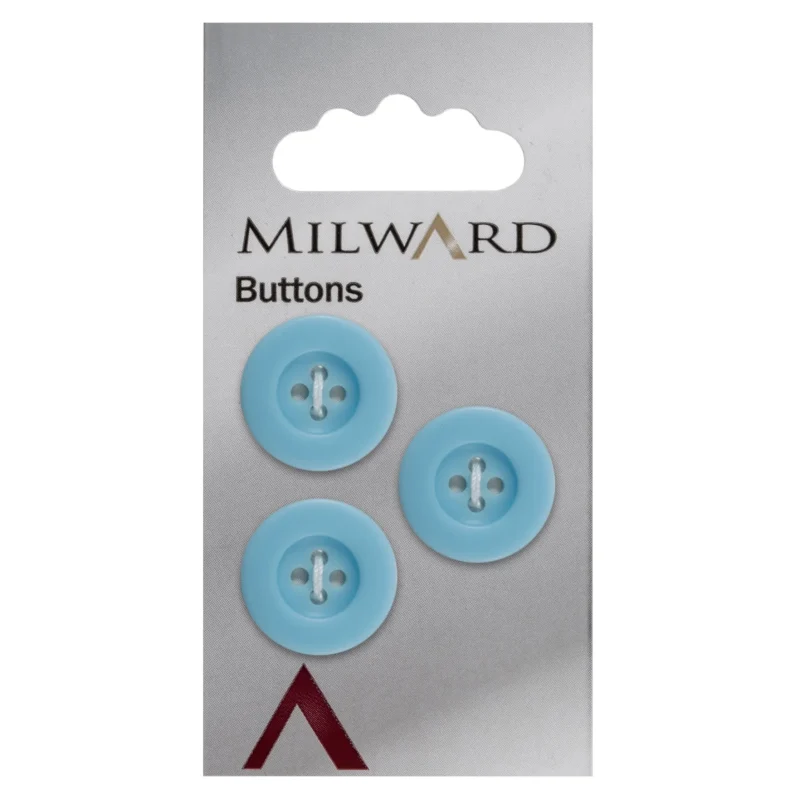 milward 17mm carded buttons pack of 3 00941a