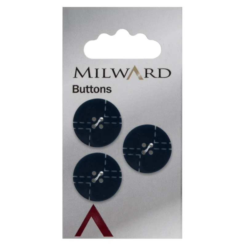 milward 17mm carded buttons pack of 3 00971