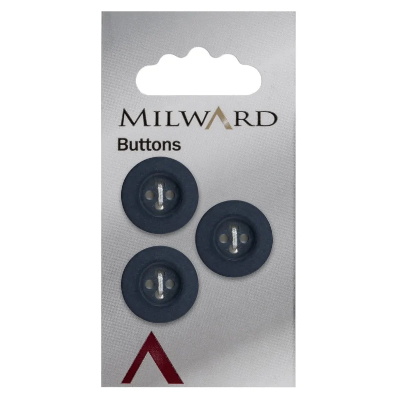 milward 17mm carded buttons pack of 3 00974