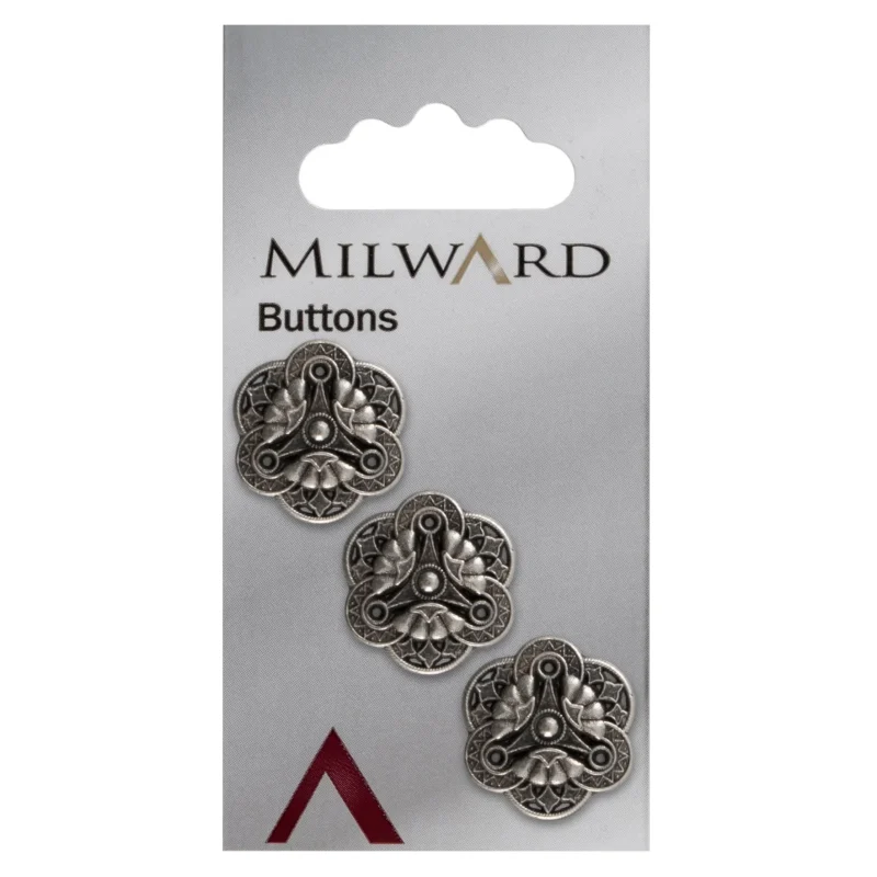 milward 19mm carded buttons pack of 3