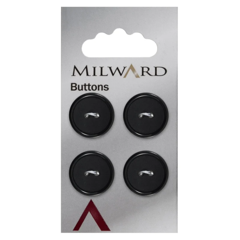 milward 19mm carded buttons pack of 4 00200