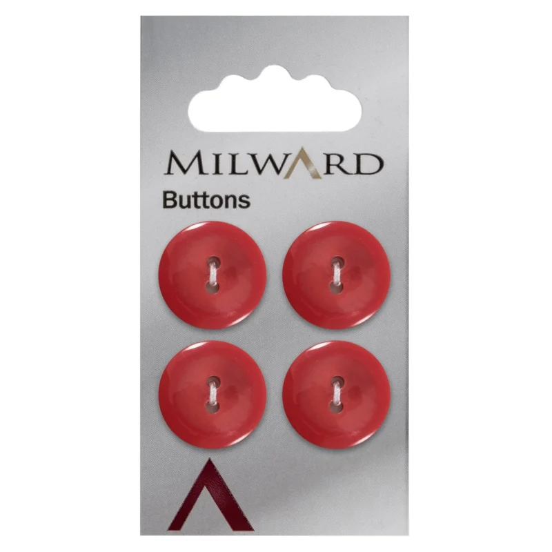 milward 19mm carded buttons pack of 4 00388